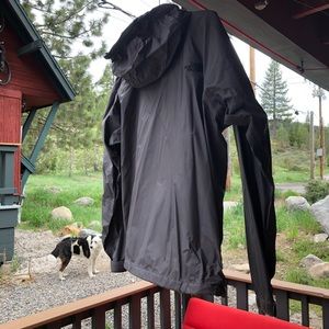 North Face windbreaker/shell: dark grey